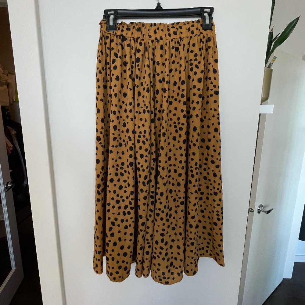 Long Printed Skirt